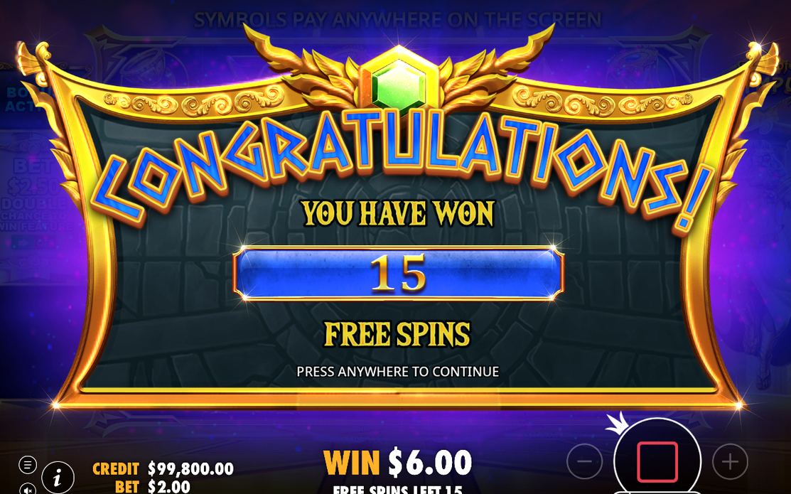 Free Spins, in denen Multiplier-Orbs auf den Walzen liegen